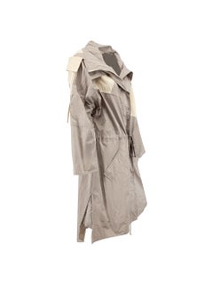 Moncler Moncler Genius Grey 1952 Freesia Long Raincoat Size XS