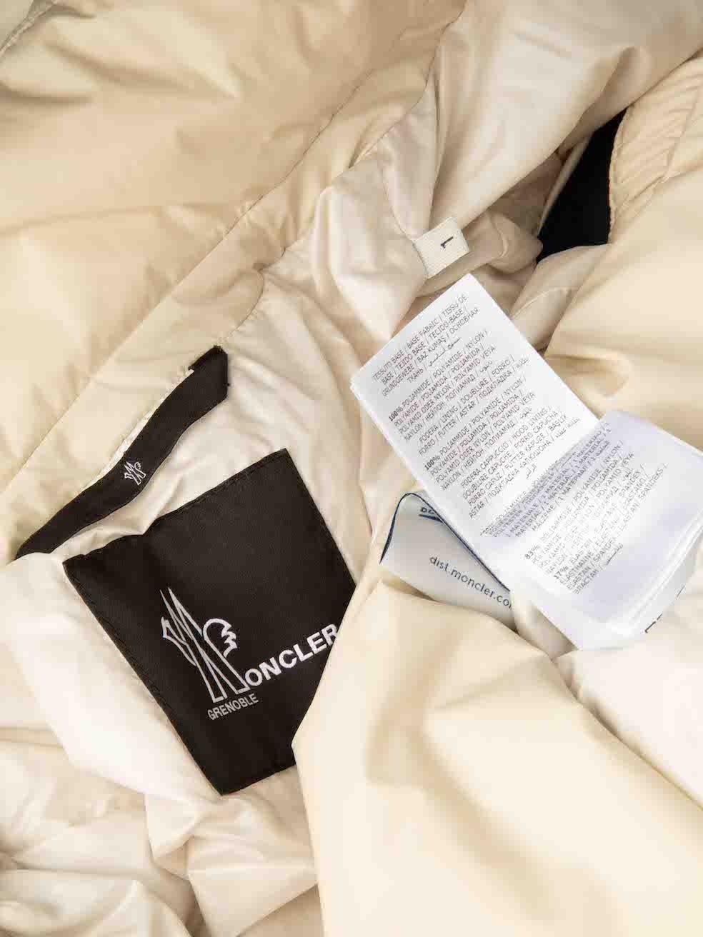 Moncler Moncler Grenoble Black Beverley Technical Down Jacket Size M For Sale 2