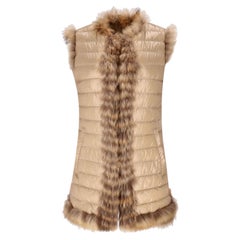 Moncler Moncler Reversible Asiatic Raccoon Fur & Down Gilet