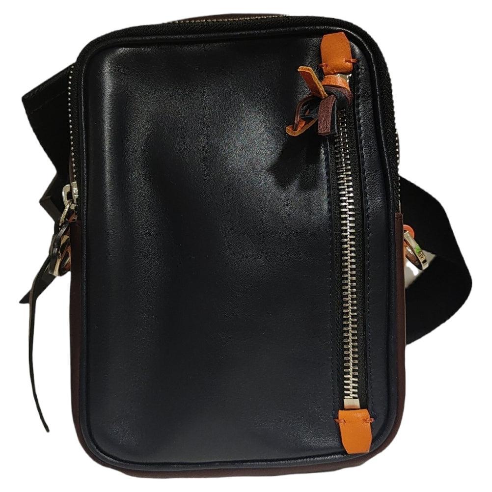Moncler multicoloured leather shoulder bag fanny pack 