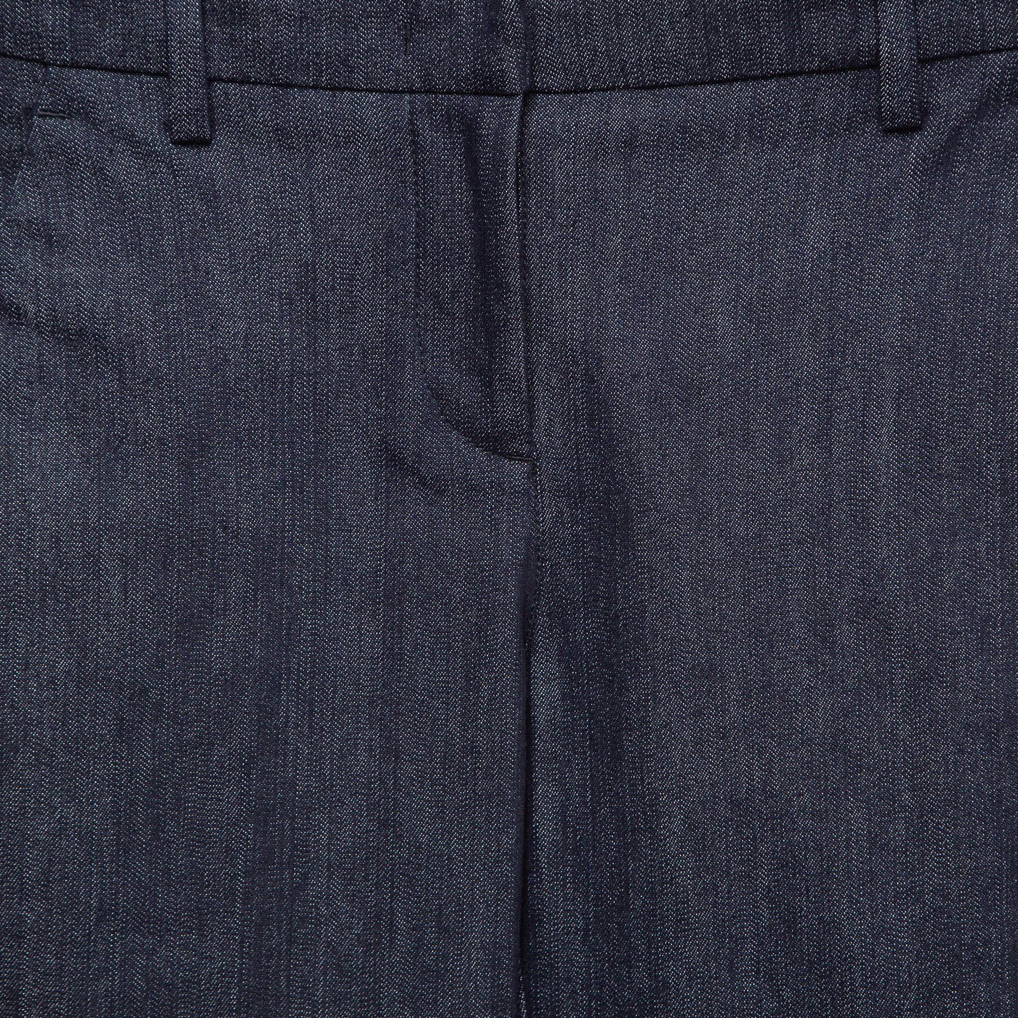Noir Moncler Blue Navy Denim Slim Fit Jeans M Waist 28''. en vente