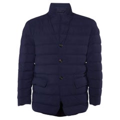 Moncler Navy Blue Deydier Down Puffer Jacket M.