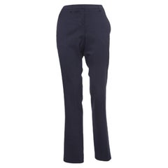 Moncler Pantalon formel en laine mélangée bleu marine L