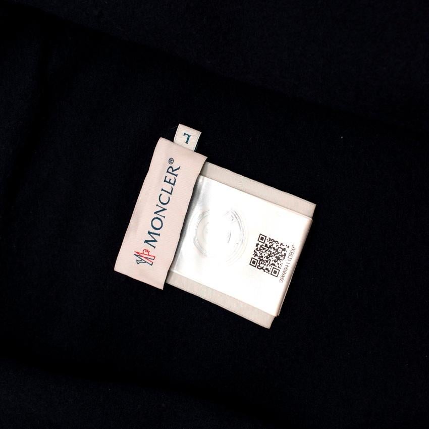 Moncler Marine Mantella Cape - Us Größe 10 (Schwarz)