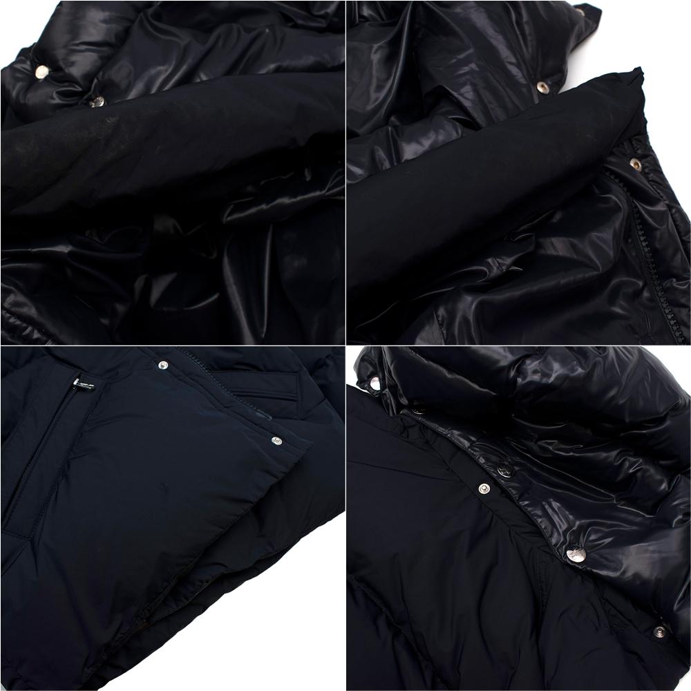 Moncler Navy Vilbert Hooded Padded Jacket - Us Size 34 For Sale 1