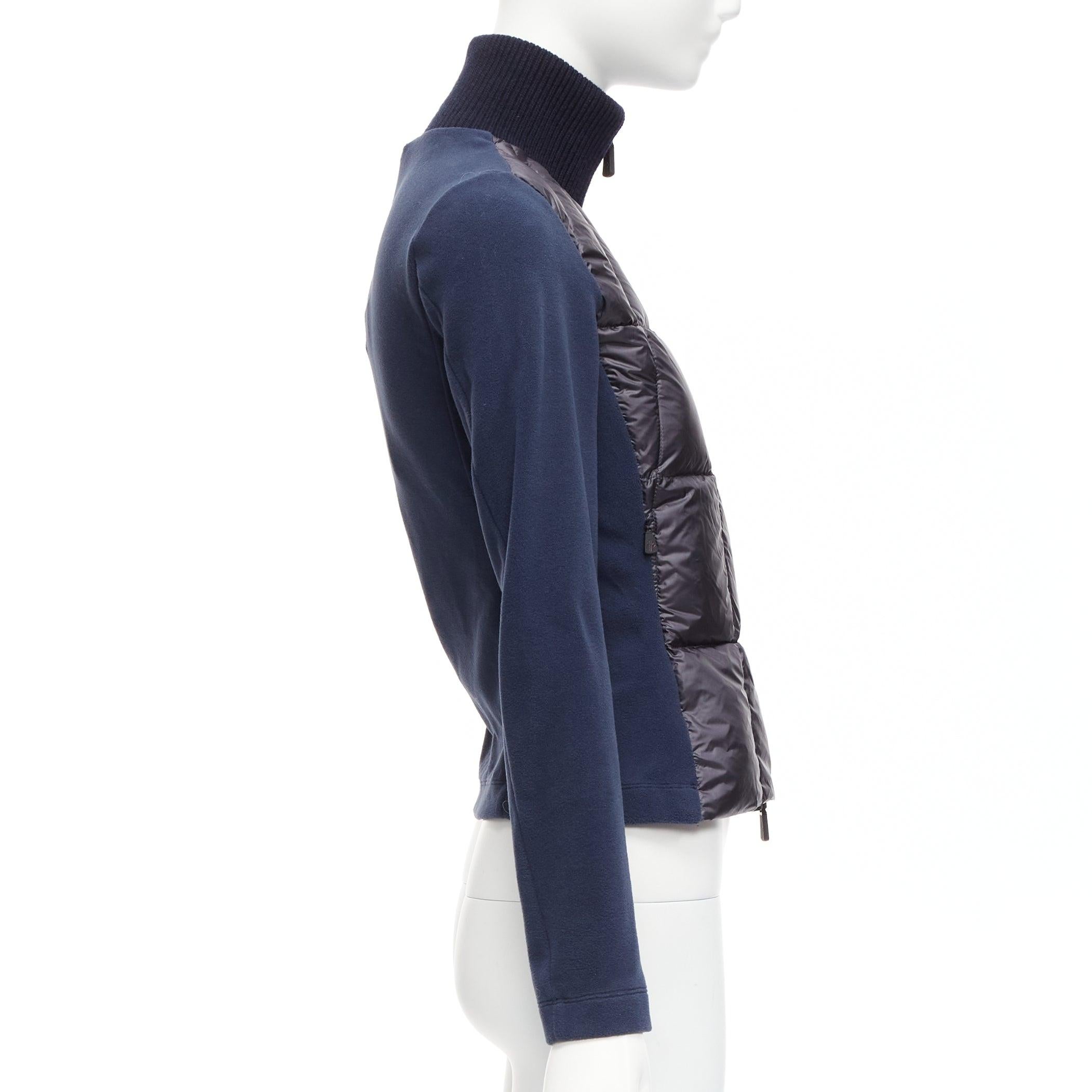 MONCLER Norme Afnor navy directional stitch by Stitch by Stitch, veste ajustée rembourrée en duvet d'oie Pour femmes en vente