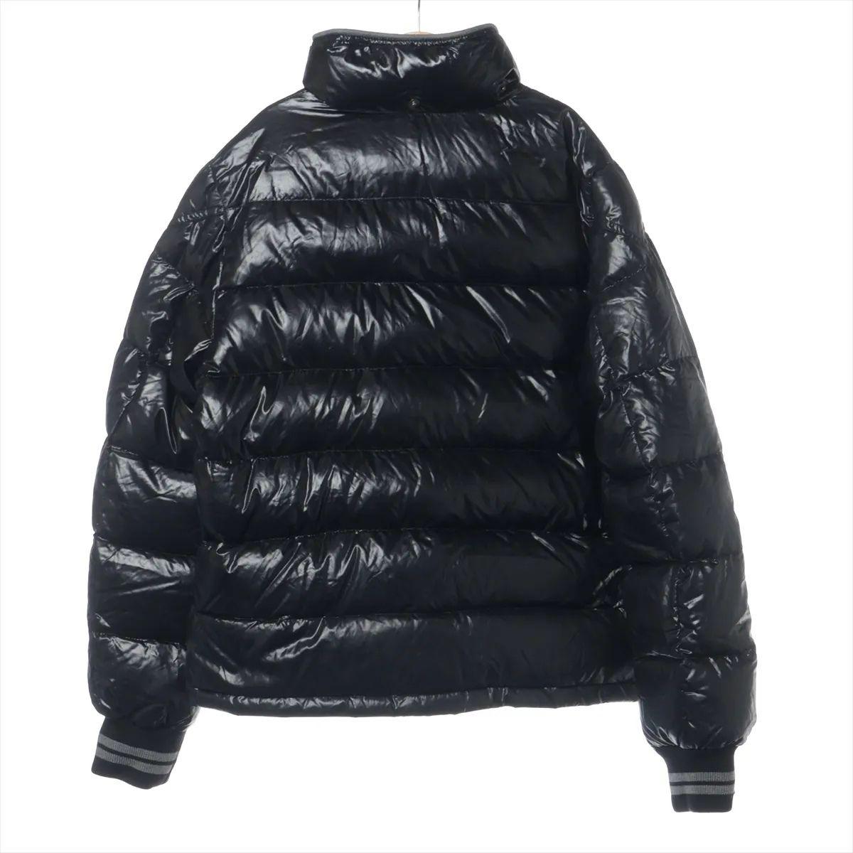 Women's or Men's Moncler Nylon Down Jacket Black For Sale