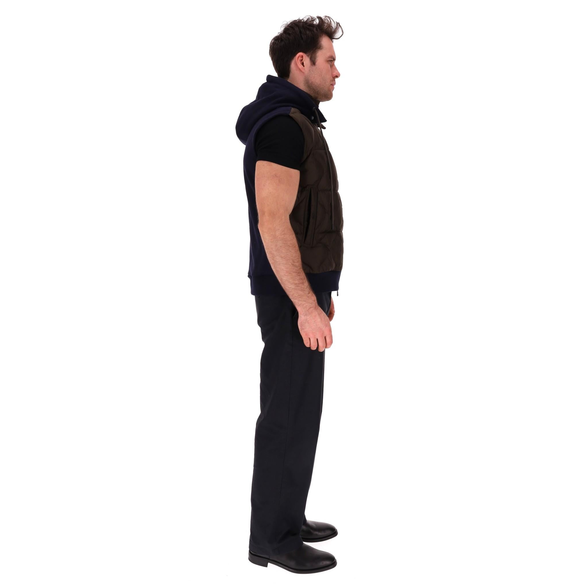 Black Moncler Padded Down Gilet For Sale