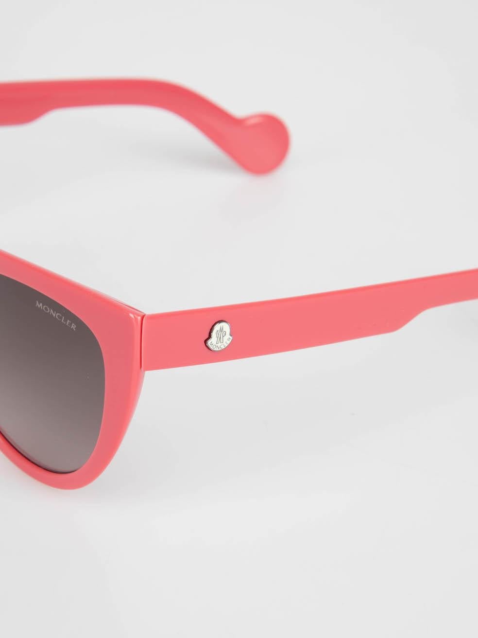 Moncler Pink Cat Eye Gradient Sunglasses 1