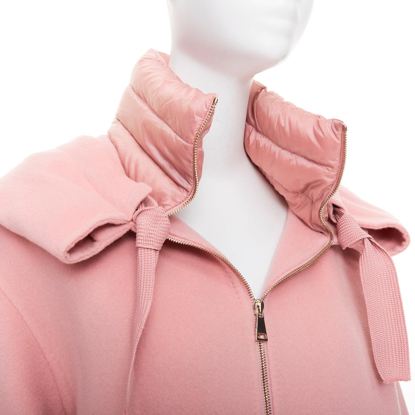 MONCLER rosa Double Face Schurwolle Kaschmir Gänsedaunen Kapuzenjacke Sz0 XS
Referenz: KYCG/A00187
Marke: Moncler
MATERIAL: Schurwolle, Kaschmir
Farbe: Rosa
Muster: Solide
Verschluss: Reißverschluss
Zusätzliche Details:
