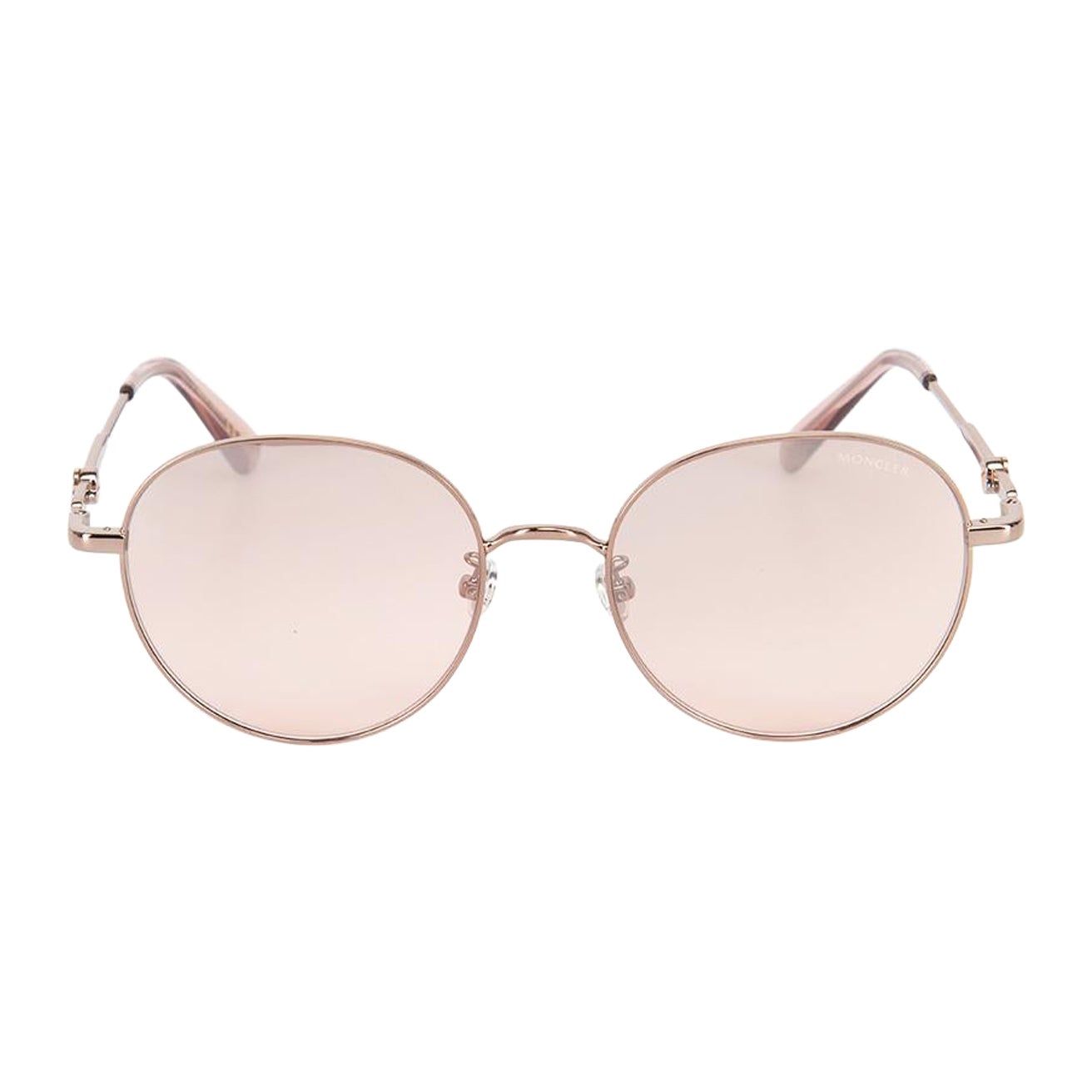 Moncler Pink Gradient Round Sunglasses