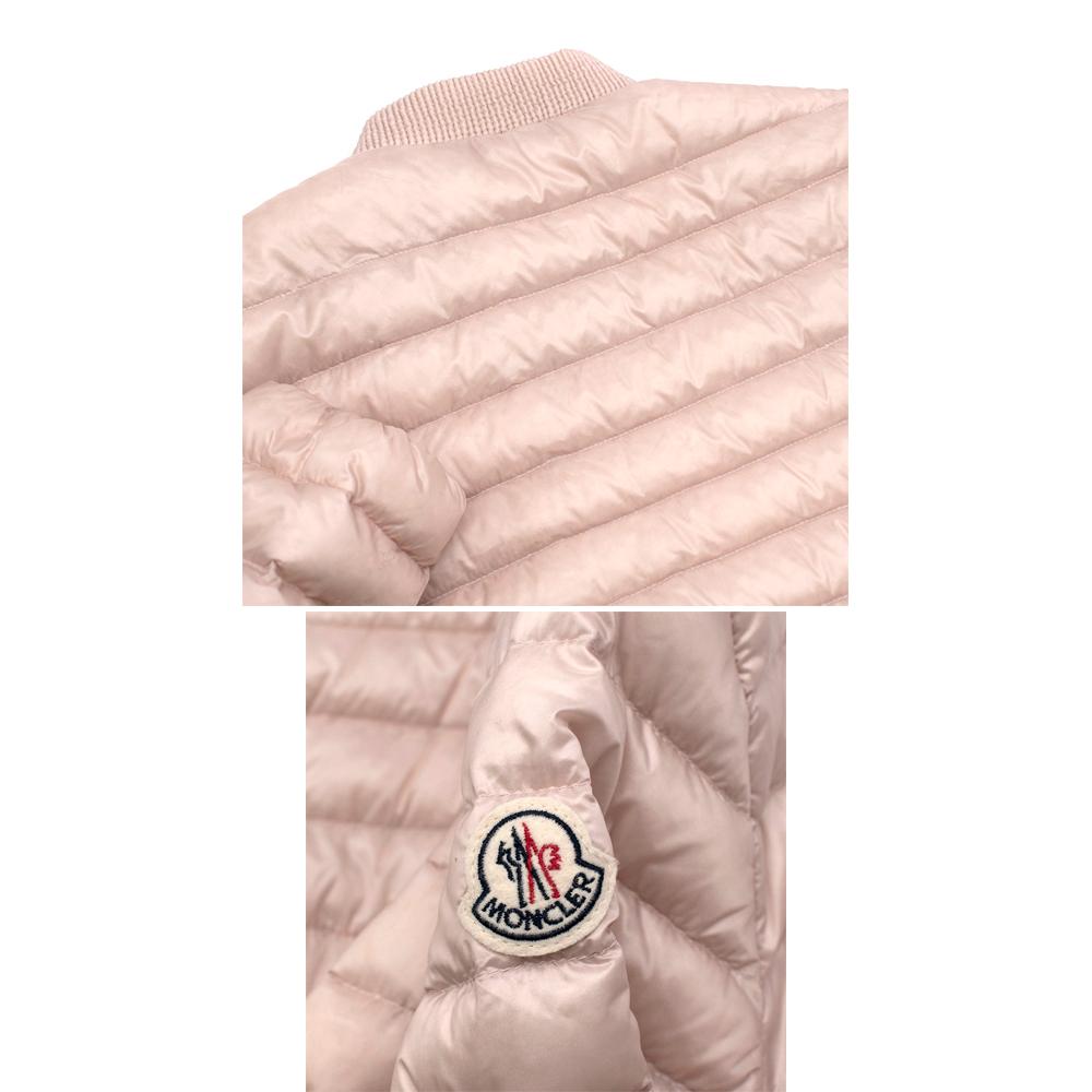 Moncler Pink Quilted Down Jacket - Size US 2 For Sale 5