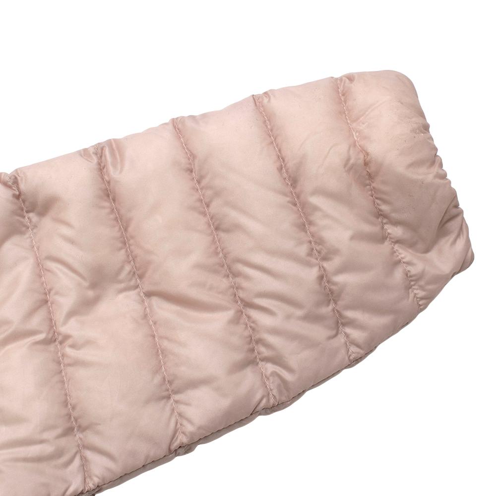 Moncler Pink Quilted Down Jacket - Size US 2 For Sale 4