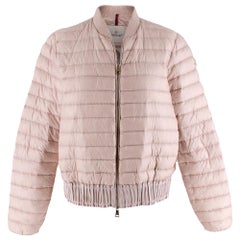 Moncler Pink Wool & Cashmere Oversized Hooded Jacket - Size M