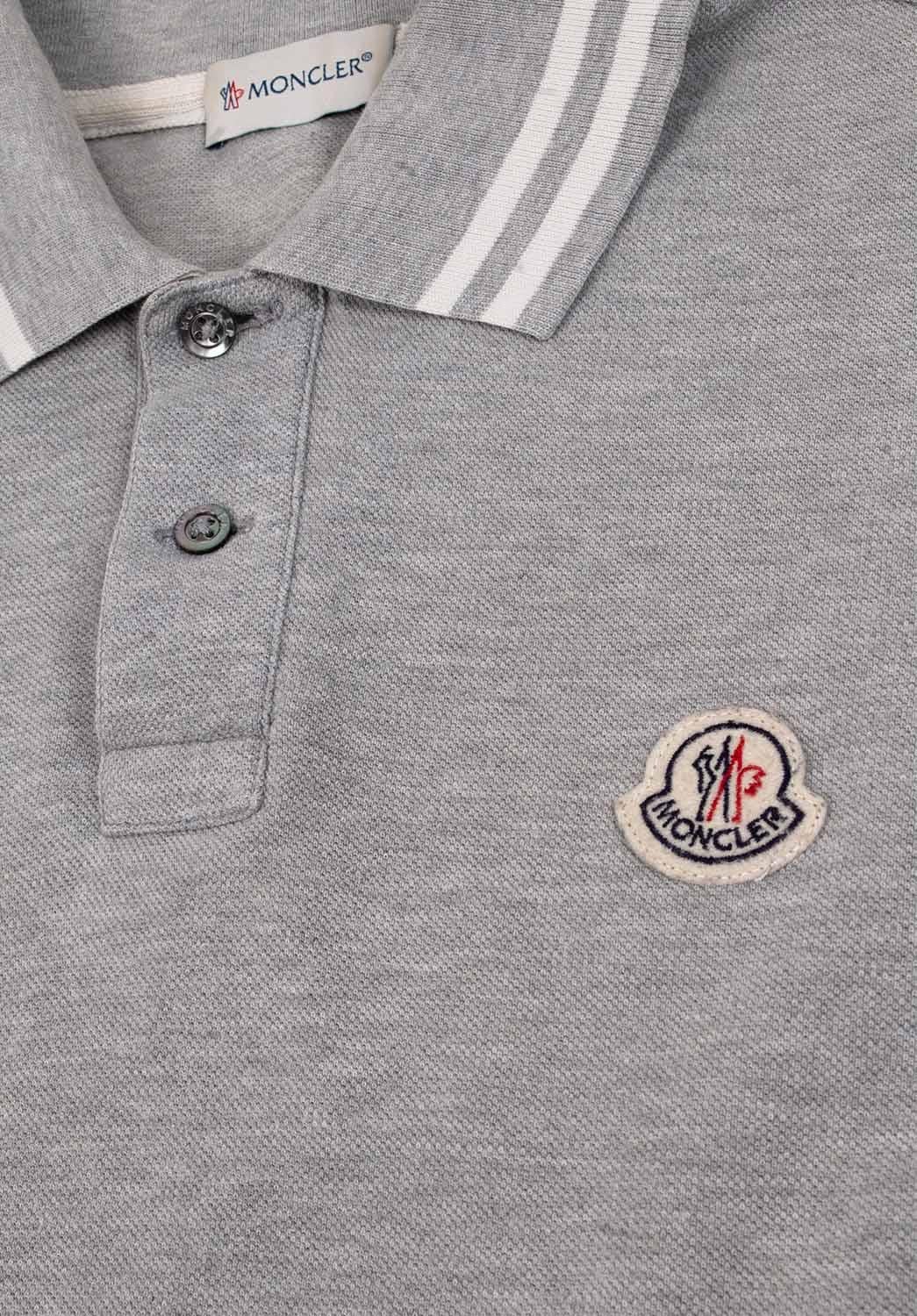 Moncler Polo Shirt Men T-Shirt Size XL (S108) In Excellent Condition In Kaunas, LT