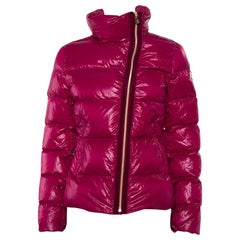 Moncler Purple Synthetic Puffer Down Ilay Jacket S