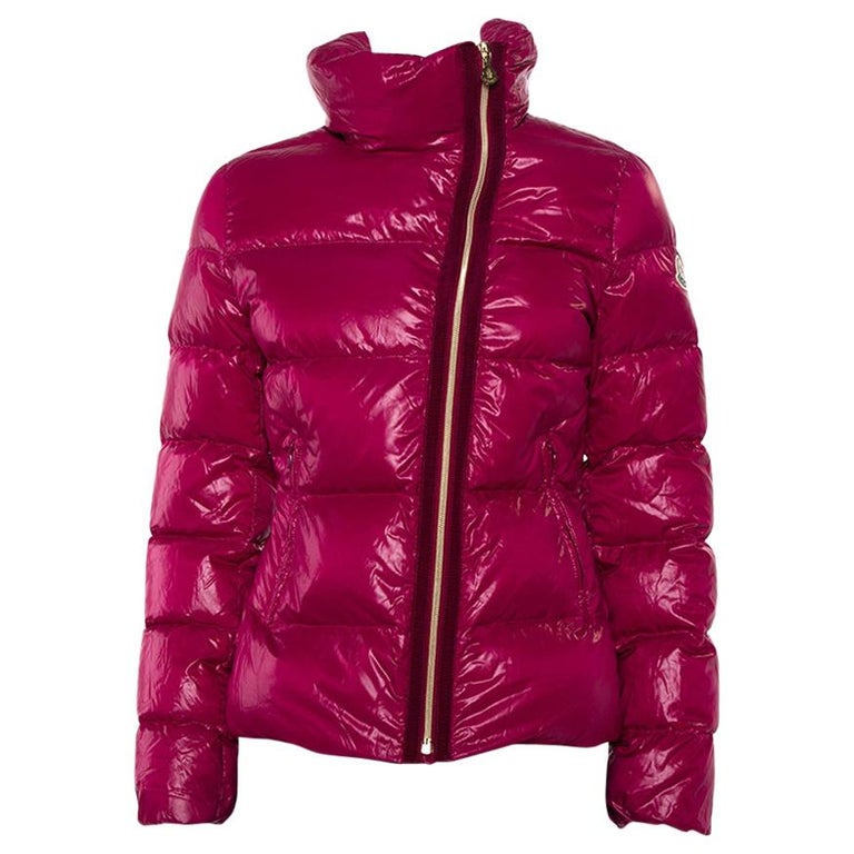 Moncler Purple Synthetic Puffer Down Ilay Jacket S at 1stDibs