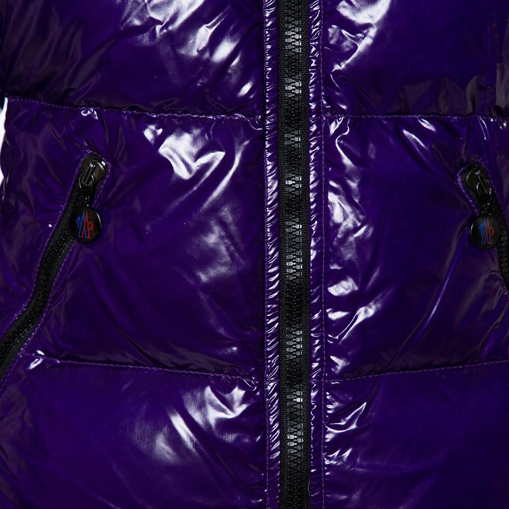 moncler purple puffer jacket