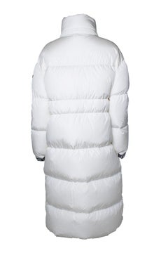 Moncler, Quilted puffer coat in white