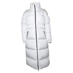 Moncler, Quilted puffer coat in white