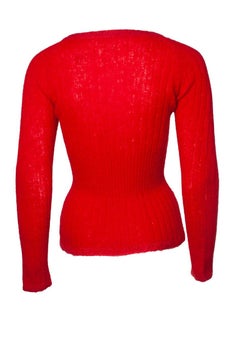 Moncler, Red cardigan