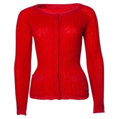 Moncler, Red cardigan