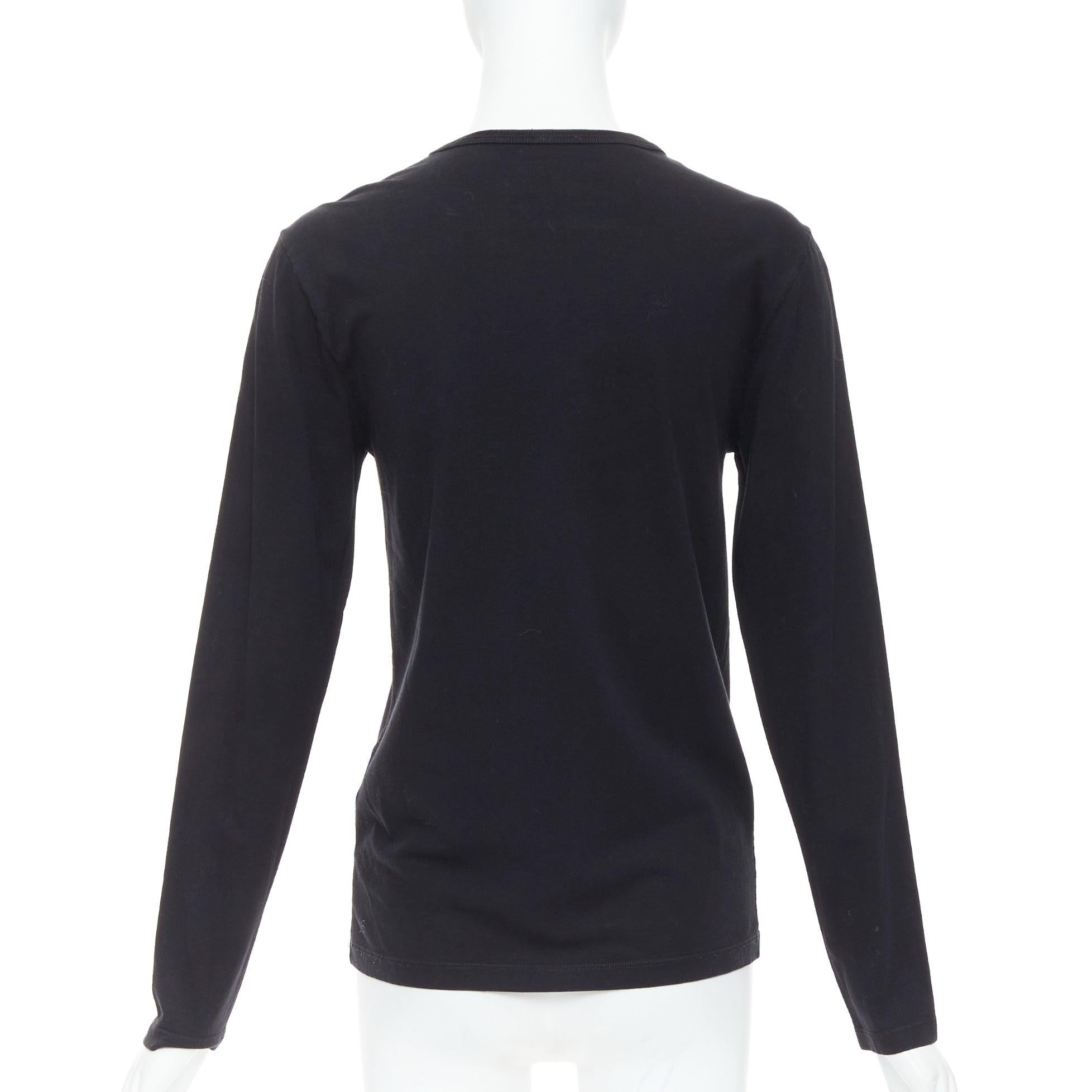 Moncler red grey painted graphic black logo long sleeve tshirt Pour femmes en vente