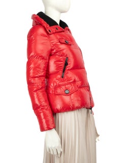 Moncler Red Indre Puffer Jacket Size L