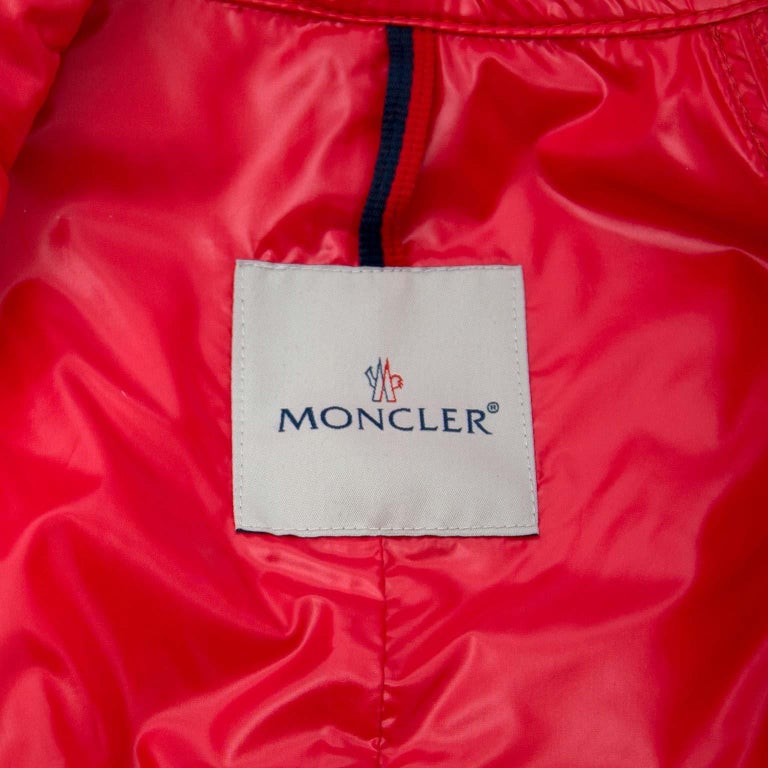 Moncler Red Raincoat at 1stDibs | moncler raincoat, red moncler coat ...