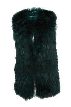 Moncler, reversible fur vest