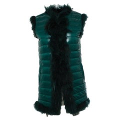 Moncler, reversible fur vest