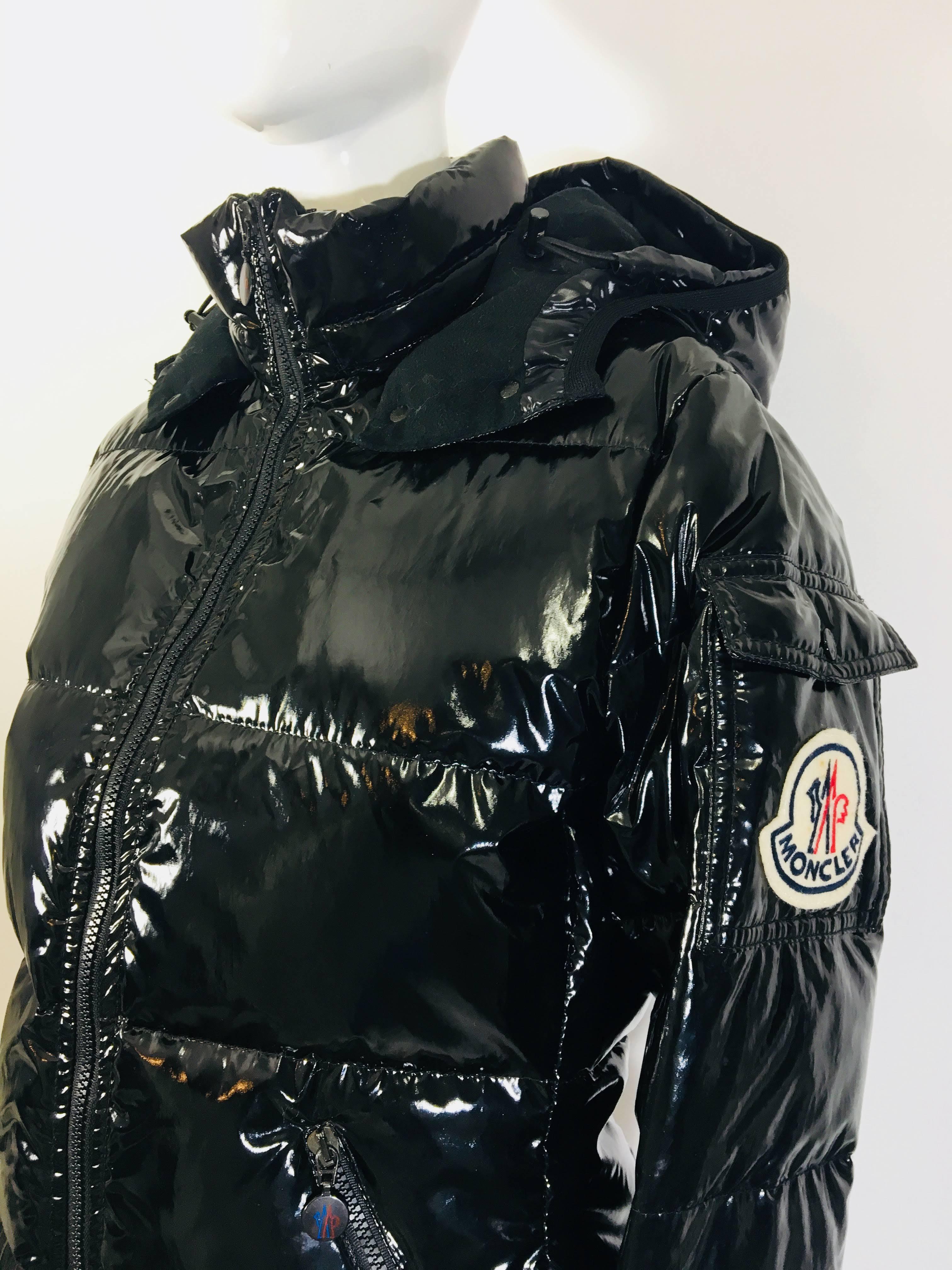 moncler shiny puffer