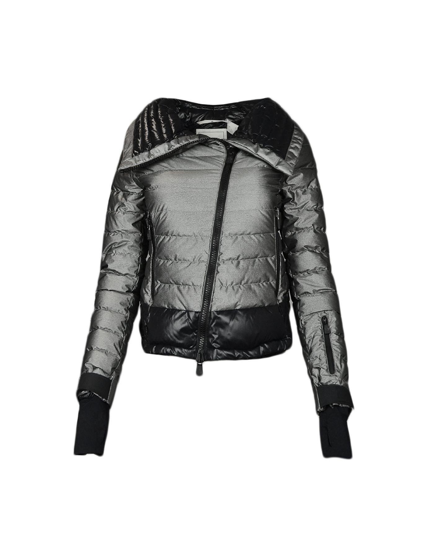 moncler silver puffer