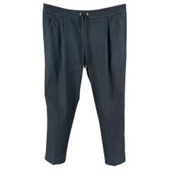 MONCLER Size 30 Blue Navy Cotton Drawstring Casual Pants