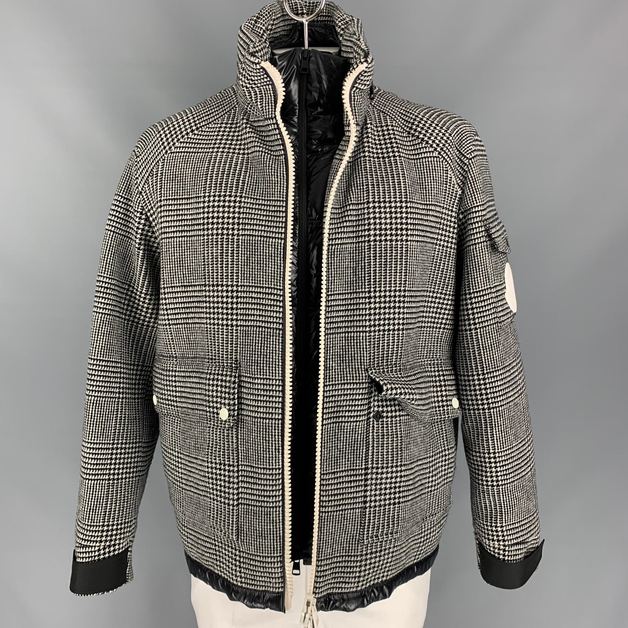 moncler houndstooth jacket
