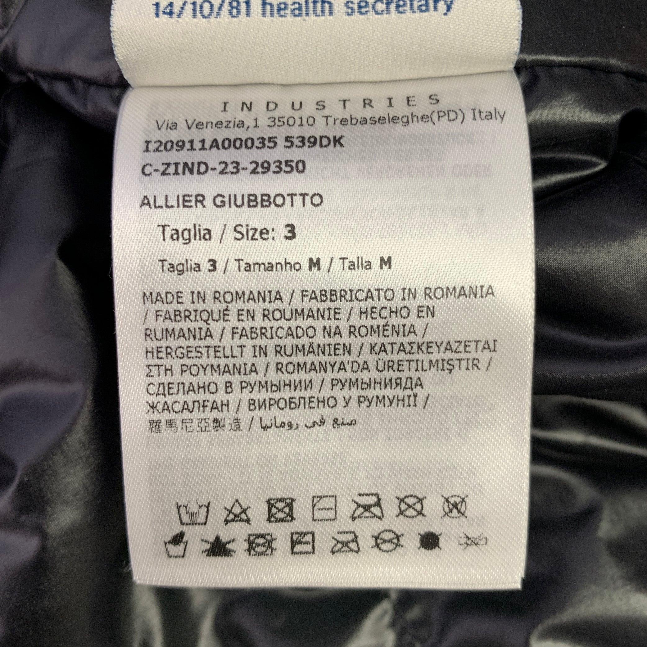 Moncler Taglia L Gilet Softshell con cappuccio e zip in misto poliammide nero I.L.A. in vendita 3