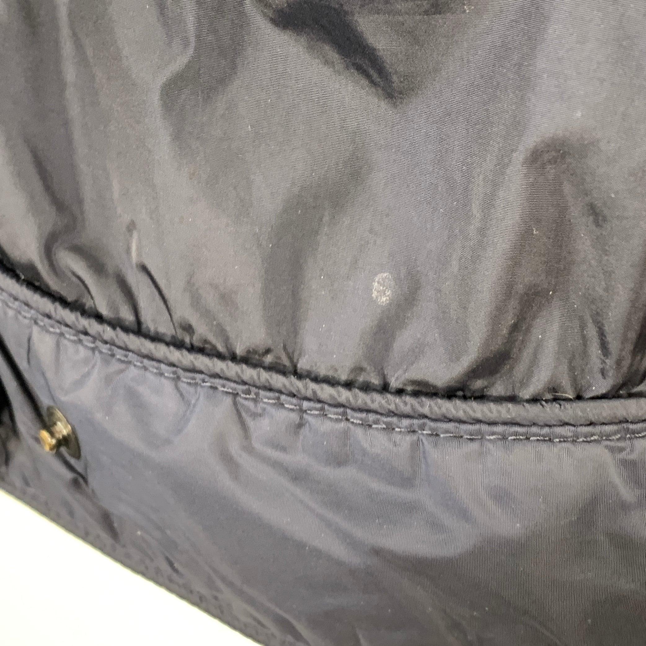 MONCLER Größe S Navy Polyamidmischung Zip Up Jacke Herren im Angebot