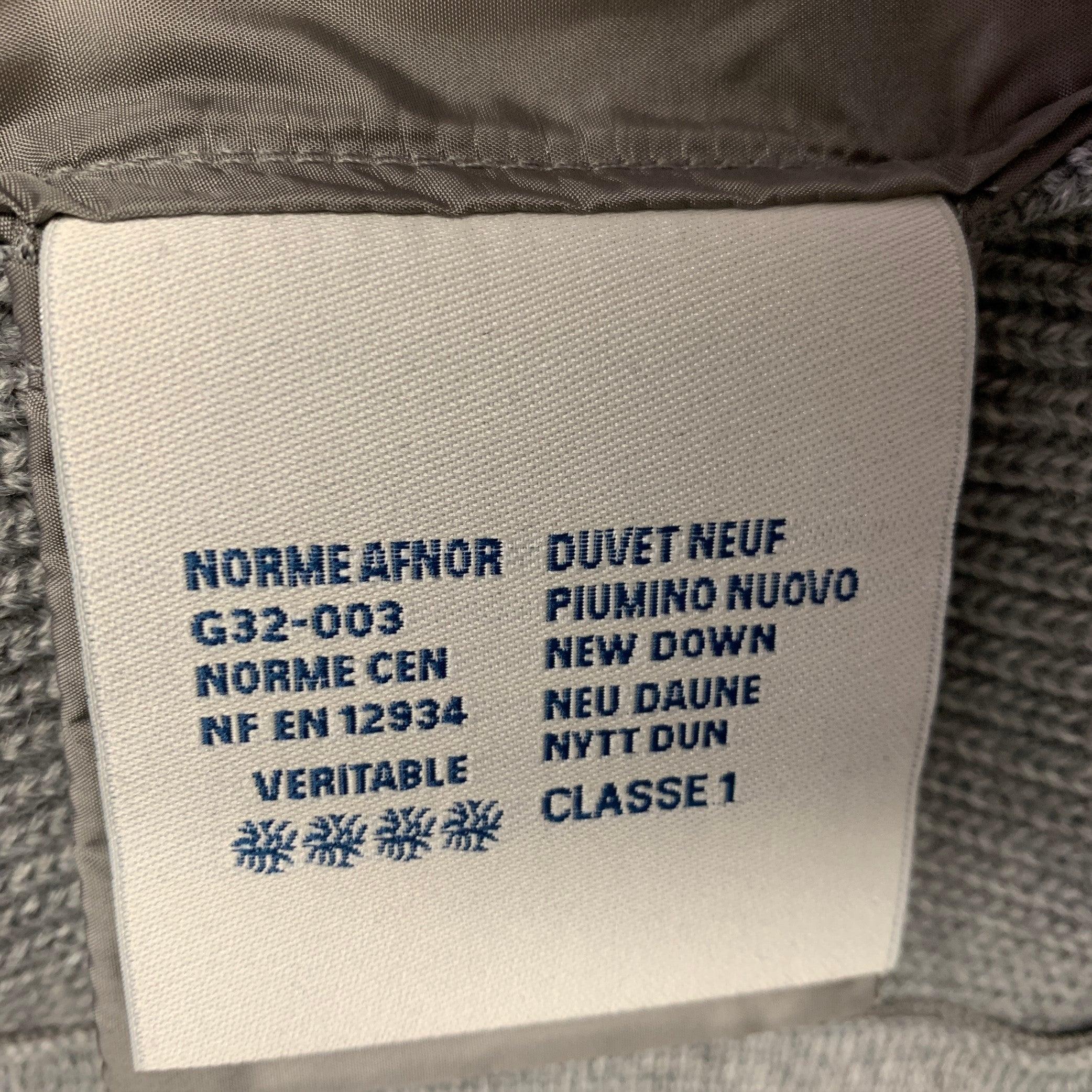 MONCLER Size XL Grey Knit Wool Acrylic Hooded Jacket 2