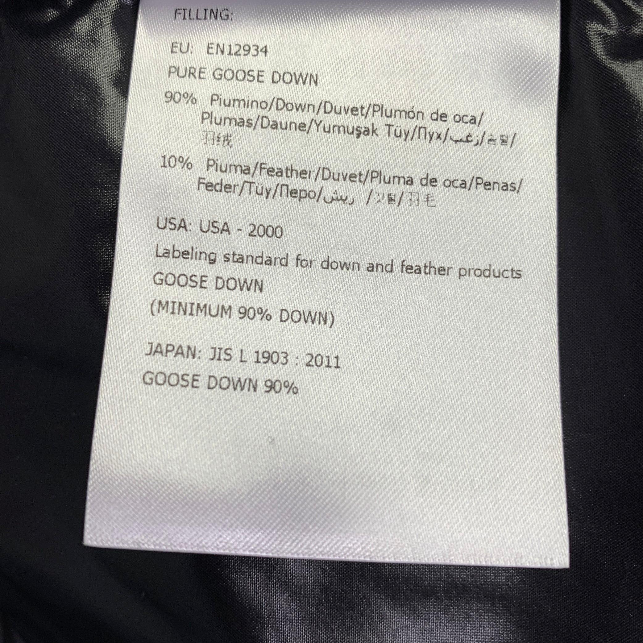 MONCLER Size XL Templon Giubotto Black Polyamide Padded Coat 6