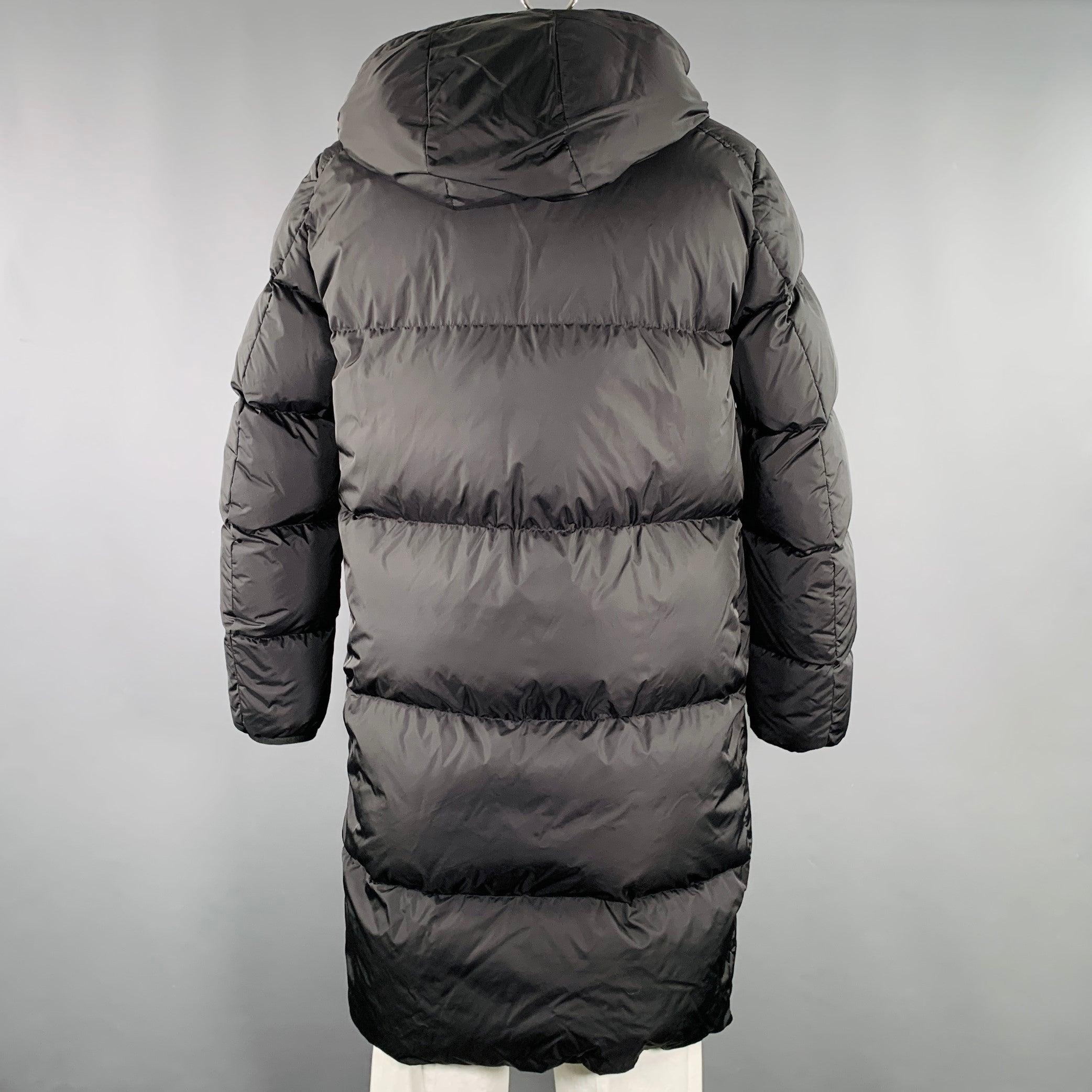 Men's MONCLER Size XL Templon Giubotto Black Polyamide Padded Coat