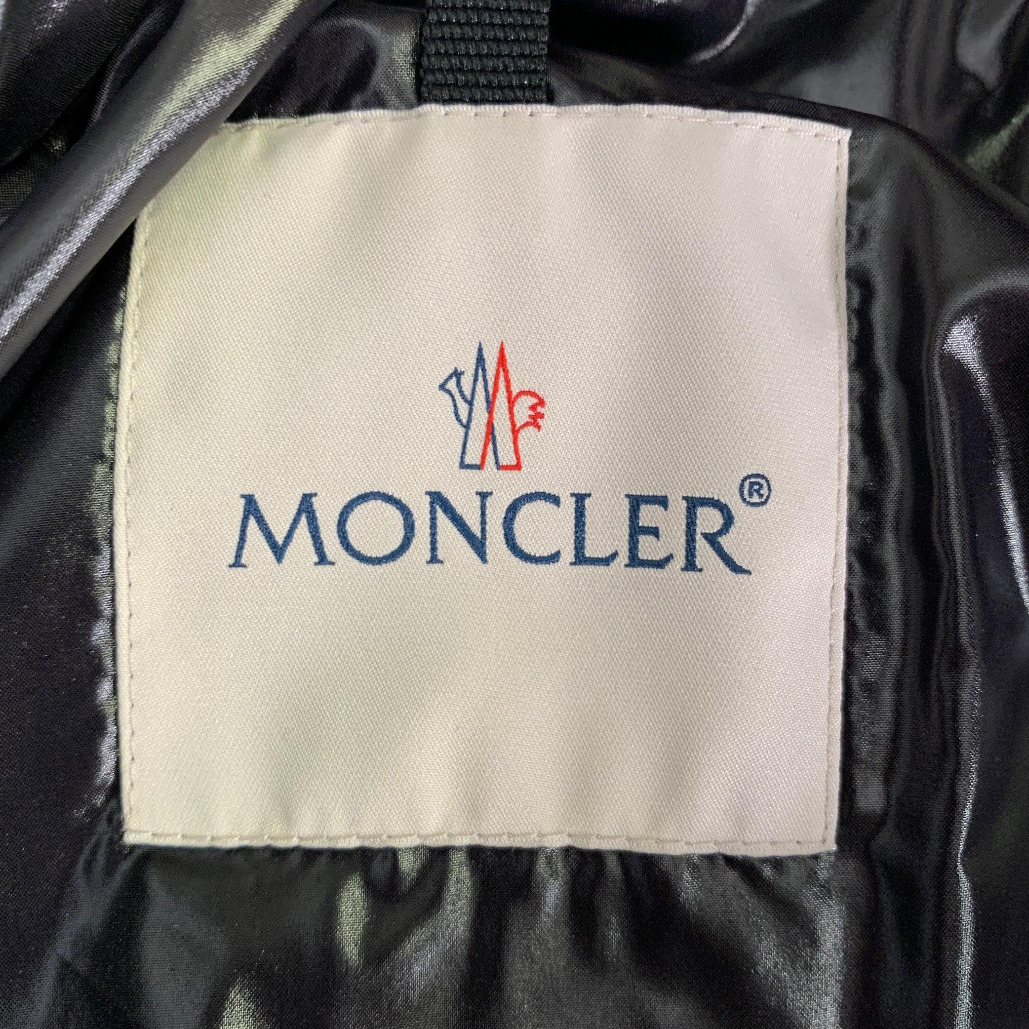 MONCLER Size XL Templon Giubotto Black Polyamide Padded Coat 1