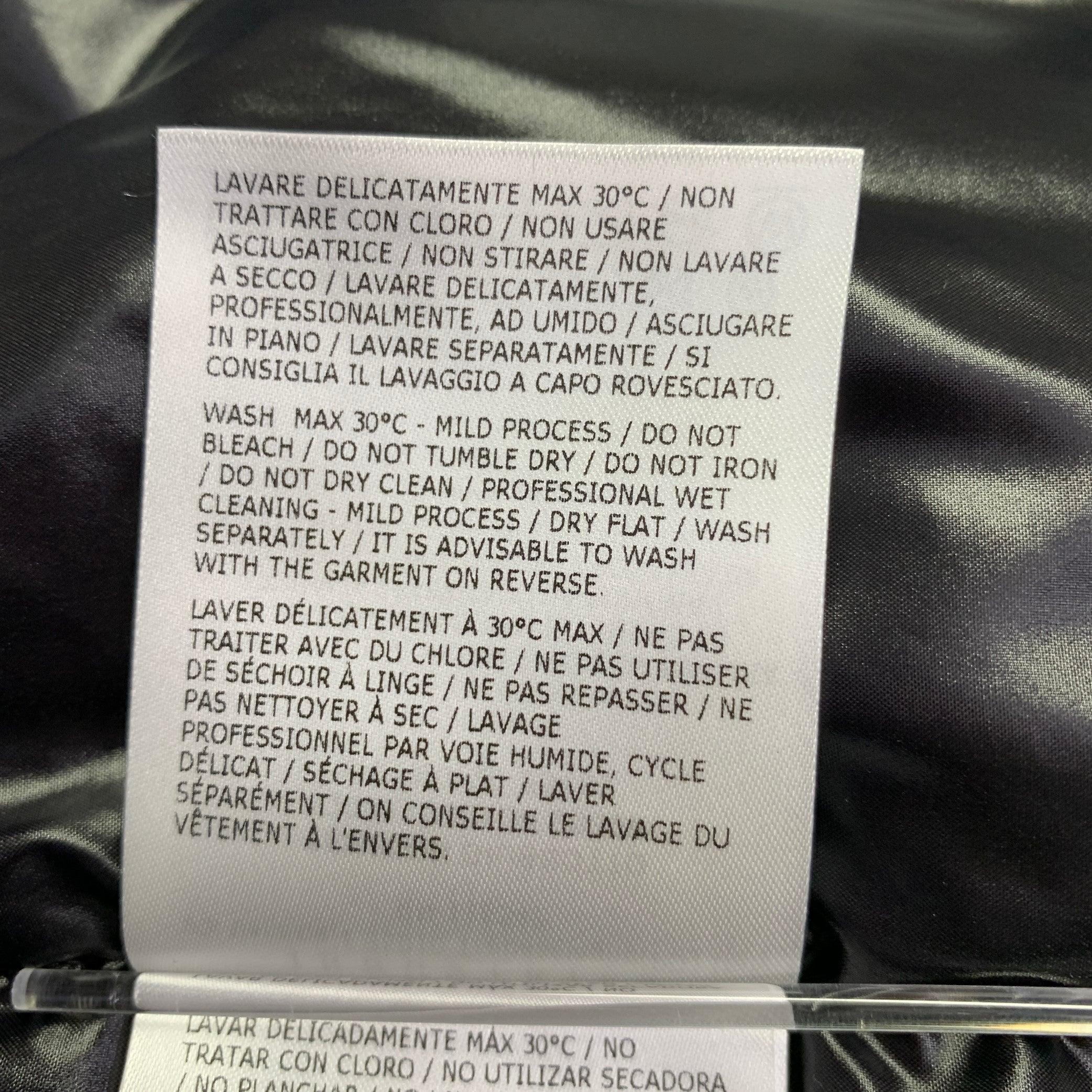 MONCLER Size XL Templon Giubotto Black Polyamide Padded Coat 4