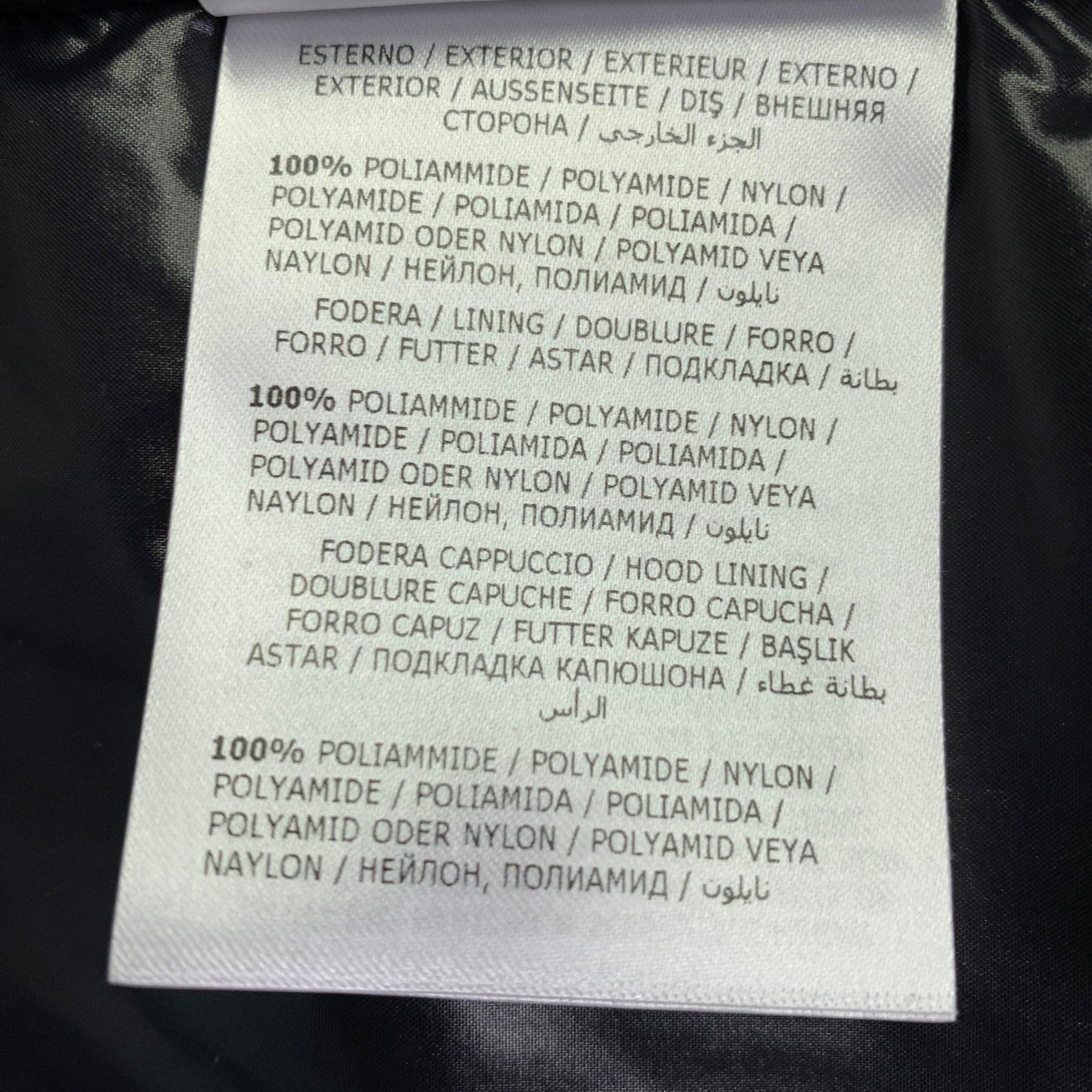 MONCLER Size XL Templon Giubotto Black Polyamide Padded Coat 5