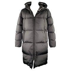 MONCLER Size XL Templon Giubotto Black Polyamide Padded Coat