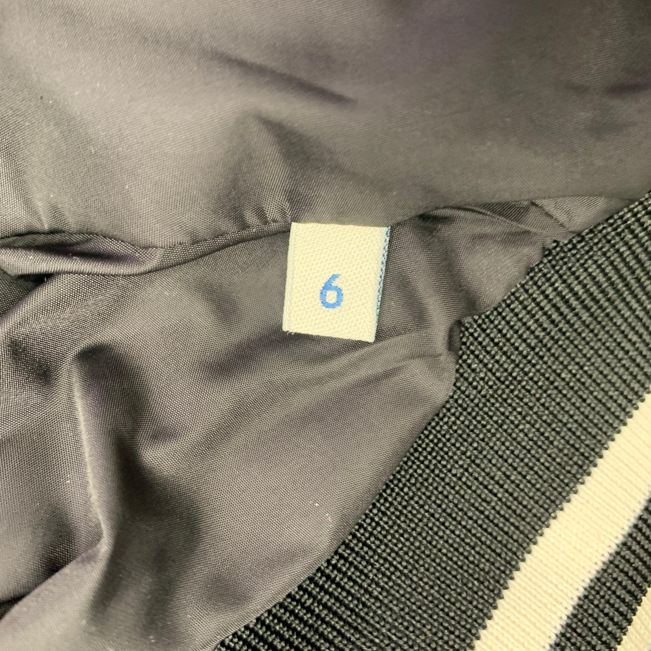 MONCLER Size XXXL Black White Polyamide Jacket For Sale 2
