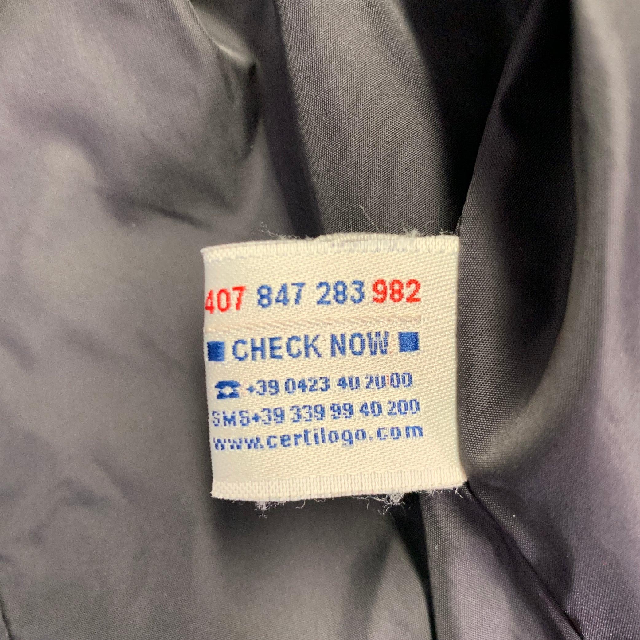 MONCLER Size XXXL Black White Polyamide Jacket For Sale 4