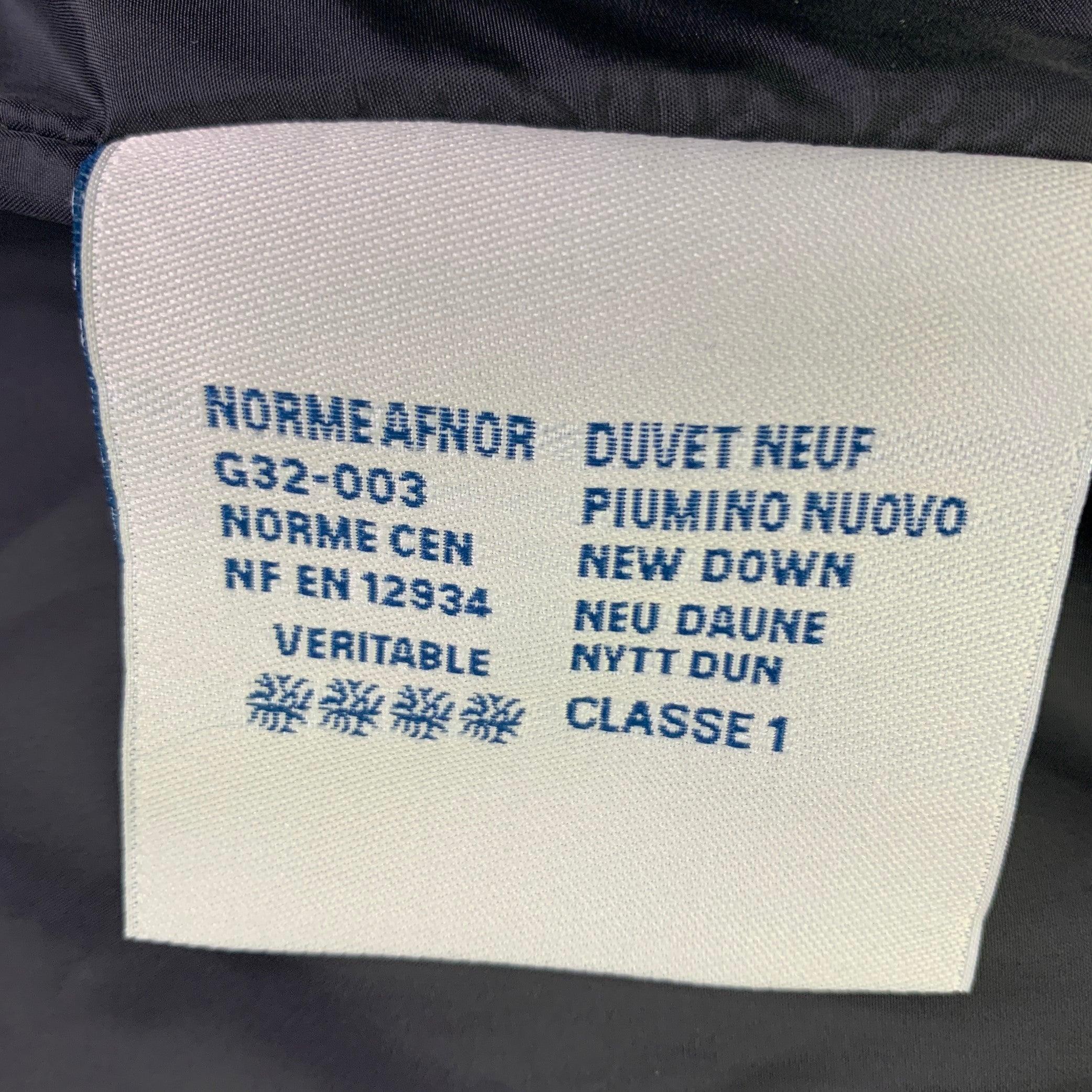 MONCLER Talla XXXL Gris Chaqueta acolchada de lana con cremallera en venta 2