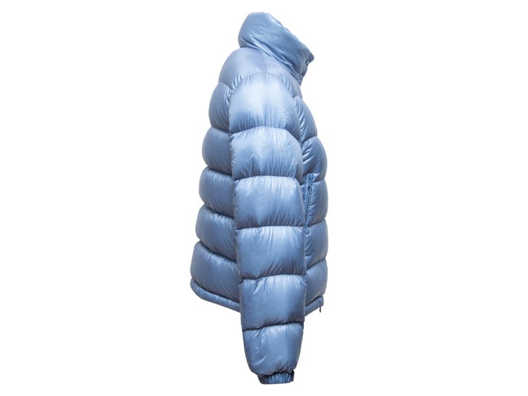 Moncler Sky Blue Down Puffer Jacket For Sale at 1stDibs