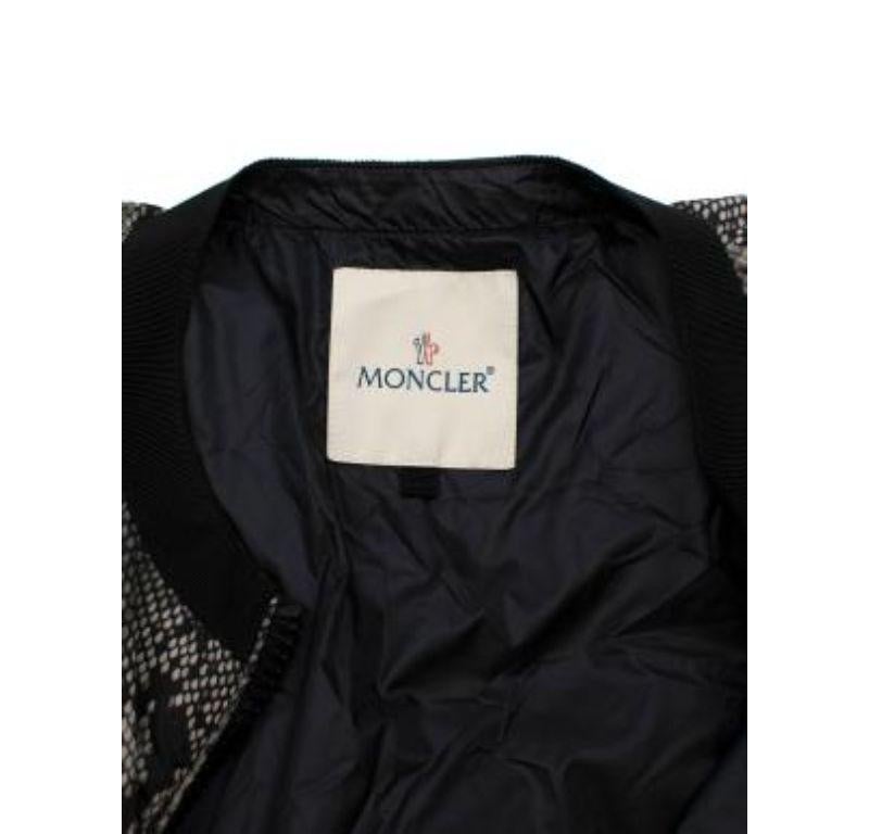 Women's Moncler Snake Print Haneye Jacket For Sale
