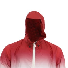 Moncler Tie-Dyed Hooded Windbreaker in Multicolor Polyamide